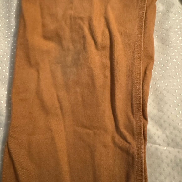 CARHARTT B11 BRN Men's 34x32 Dungaree Fit Canvas Carpenter Brown Pants - Picture 3 of 10